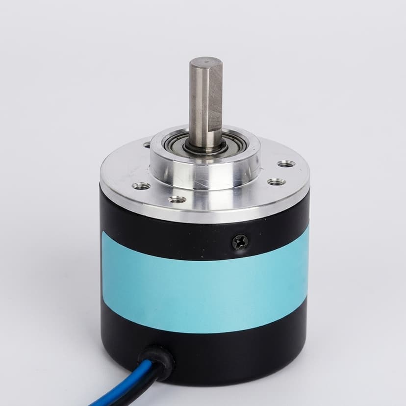 Dual encoder joint actuator with compact harness integration