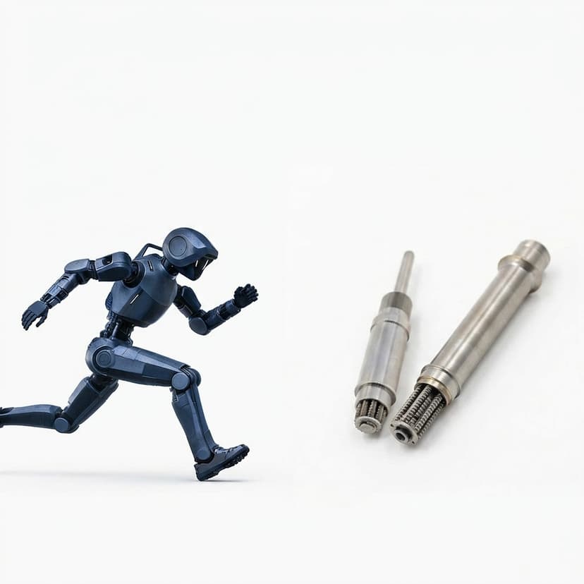 Reverse planetary roller screw reference for compact humanoid robot axes